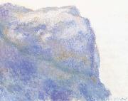 Claude Monet On the Cliff at Le Petit Ailly